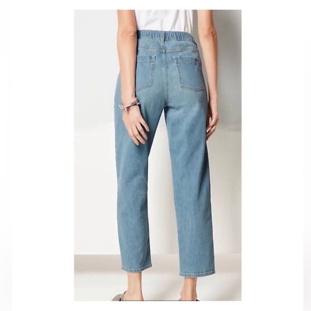 J.Jill Pure Jill Relaxed Ankle Crop Jeans Size XL Petite - Picture 4 of 10